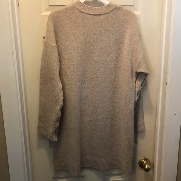 ASOS warm cream oversized sweater dress size 6 - Picture 4 of 4